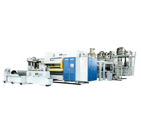 Plastic Film PVC Cling / Stretch Film Extruder Machine Making Production Line