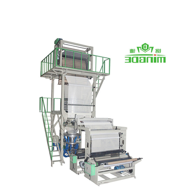 Hot sale film blowing film machine set cling extruder HDPE aba plastic film wrapping blown film machine LLDPE
