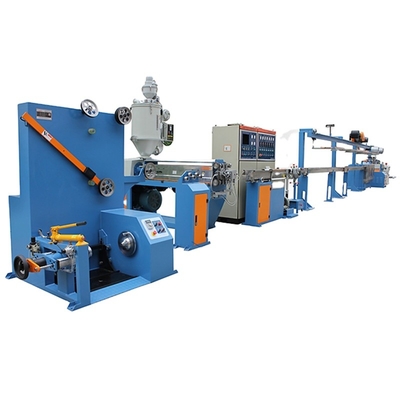SJ50x25 Plastic Wire Extrusion Line Suitable For Cable Material XLPE PVC PE LDPE XLPE 125 Degree XLPE 150 Degree