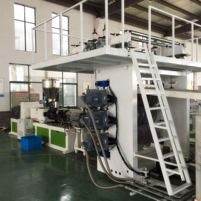 Sheet spc floor making machine extrusion line for house decoration