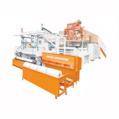 high quality 2000mm /4x500mm pe 5 layers coextrusion film extruder stretch